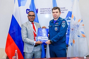 Working visit to Russia by the Commissioner of the Somali National Disaster Management Agency